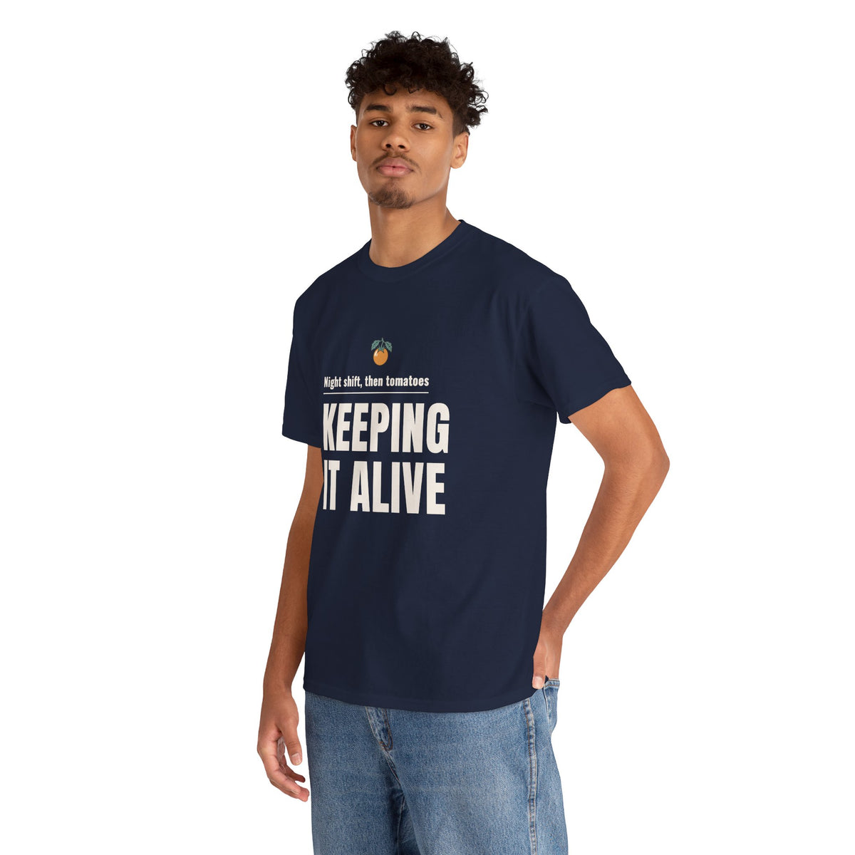 Nurse Gardener T-Shirt, "Keeping It Alive" Tee for Night-Shift Nurses