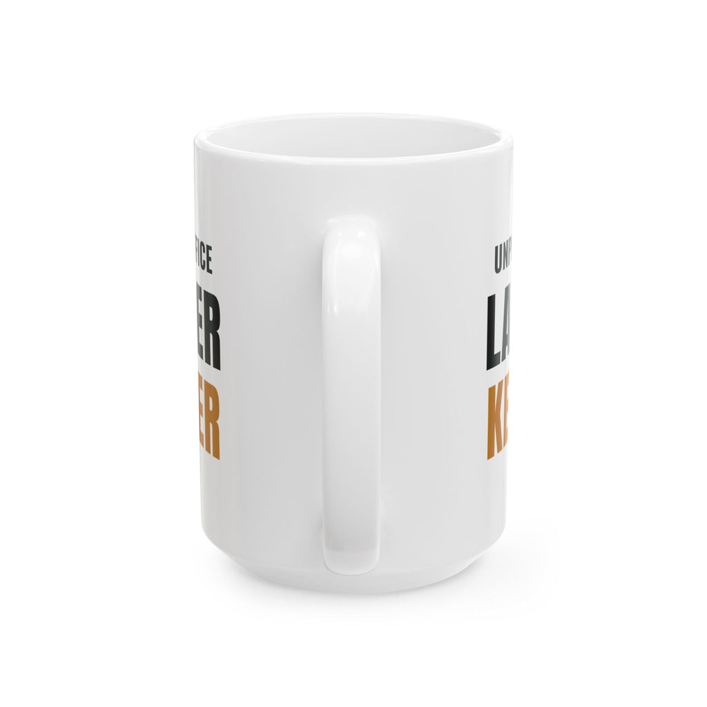Pickleball Ladder Keeper Mug, "Unpaid Office" Gift for Club Organizers