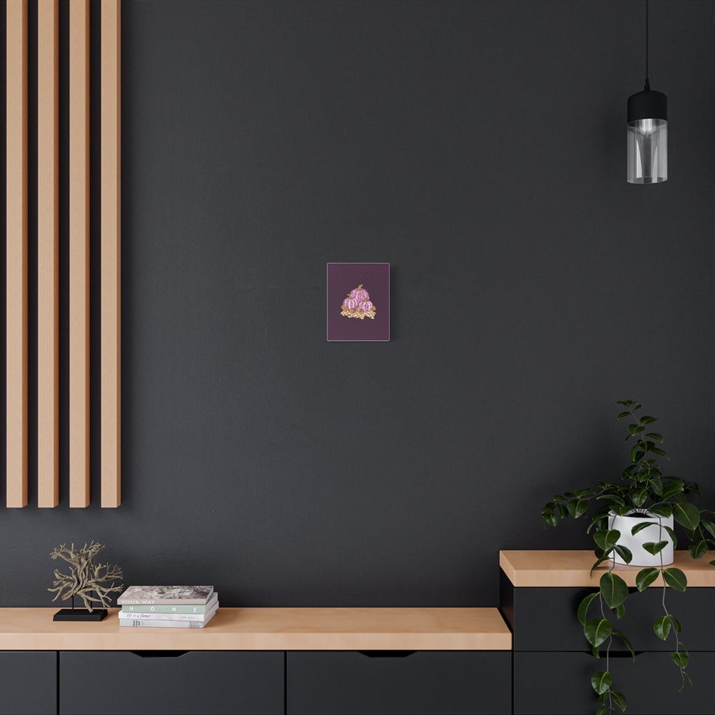 Pumpkin Harvest Matte Canvas Wall Art
