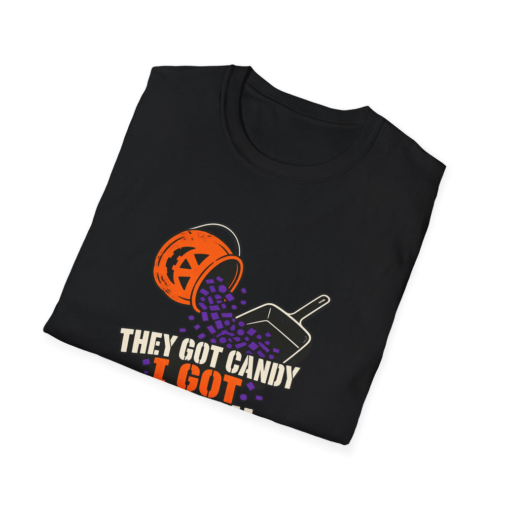 Teacher Halloween Shirt for Elementary Teachers "They Got Candy I Got Trash"