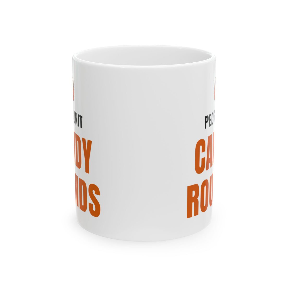 Pediatric Nurse Halloween Mug for Peds Nurses, "Peds Unit Candy Rounds"