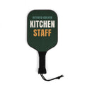 Pickleball Paddle Set - "Retired Golfer Kitchen Staff" Novelty Pickleball Kit