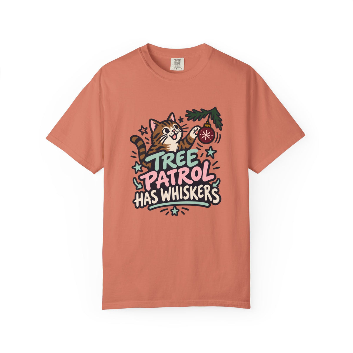 Cat Christmas Shirt Tee for Cat Owners Decorating With Cats