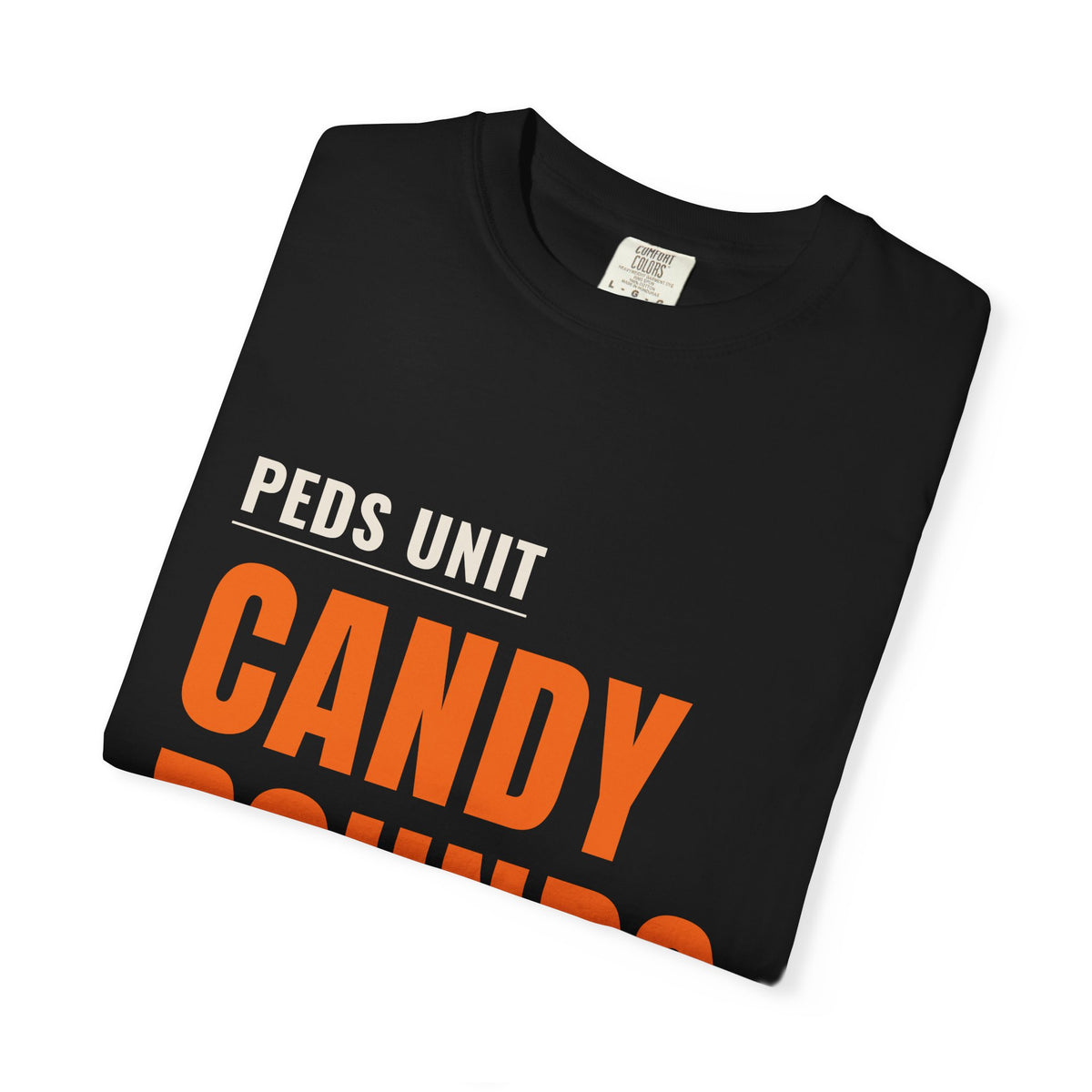Peds Unit "Candy Rounds" T‑Shirt, Pediatric Nurse Halloween Candy Rounds Tee