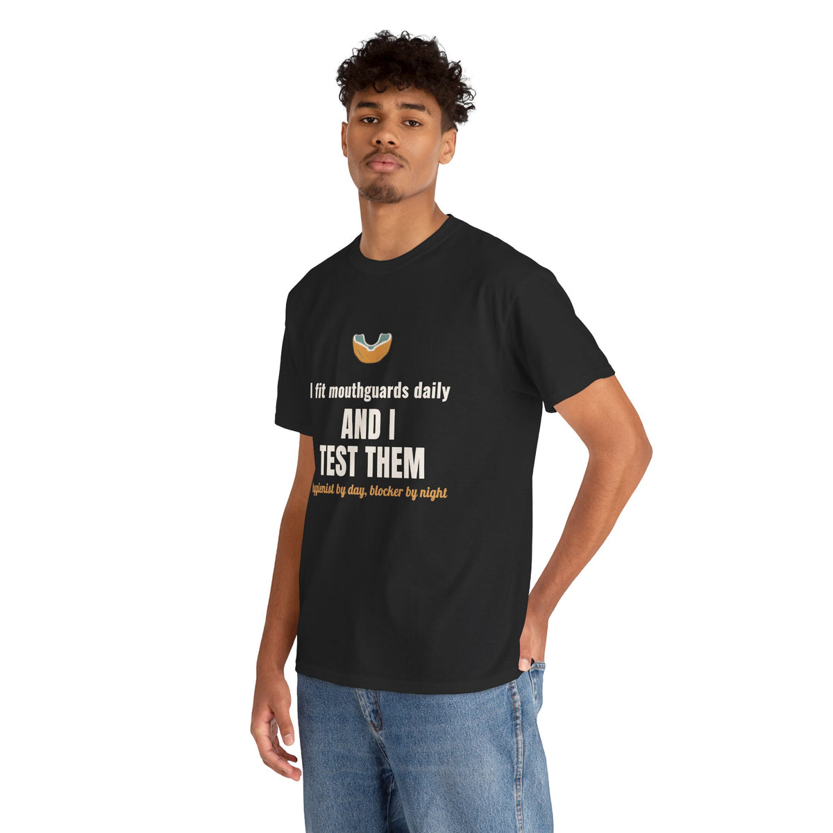 Roller Derby Dental Hygienist Shirt, "AND I TEST THEM" Tee