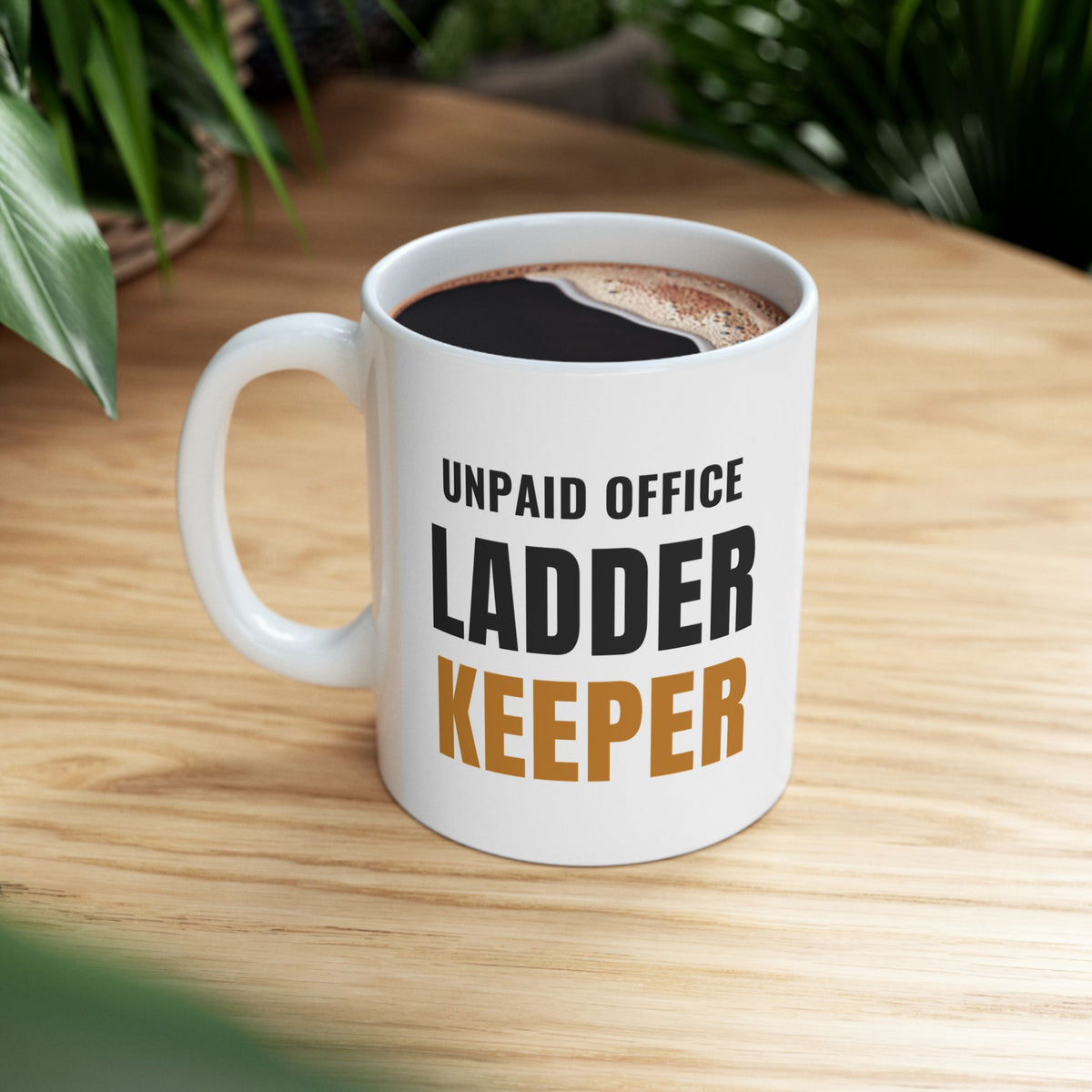 Pickleball Ladder Keeper Mug, "Unpaid Office" Gift for Club Organizers