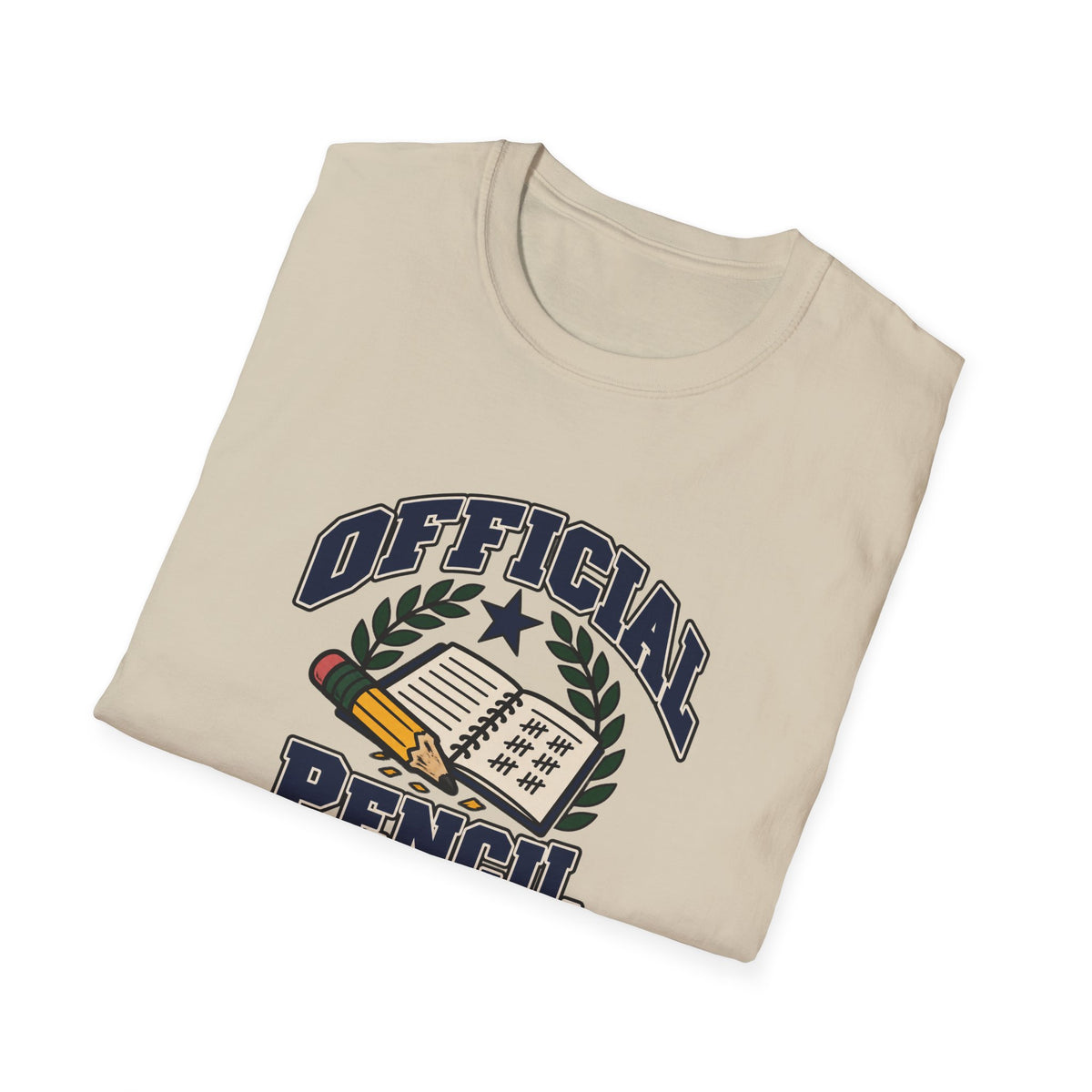 Teacher Pencil Shirt, “Official Pencil Diplomat” Tee for Teachers