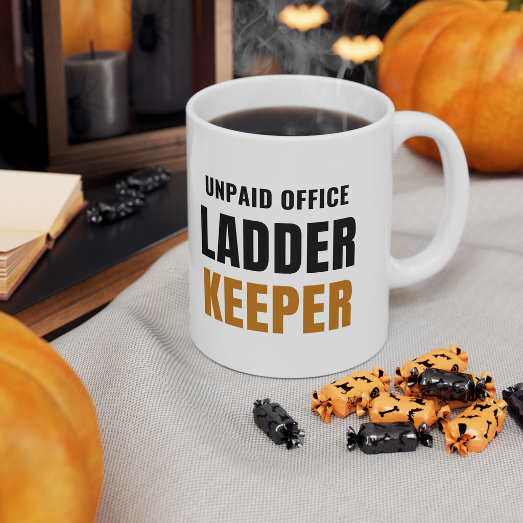 Pickleball Ladder Keeper Mug, "Unpaid Office" Gift for Club Organizers