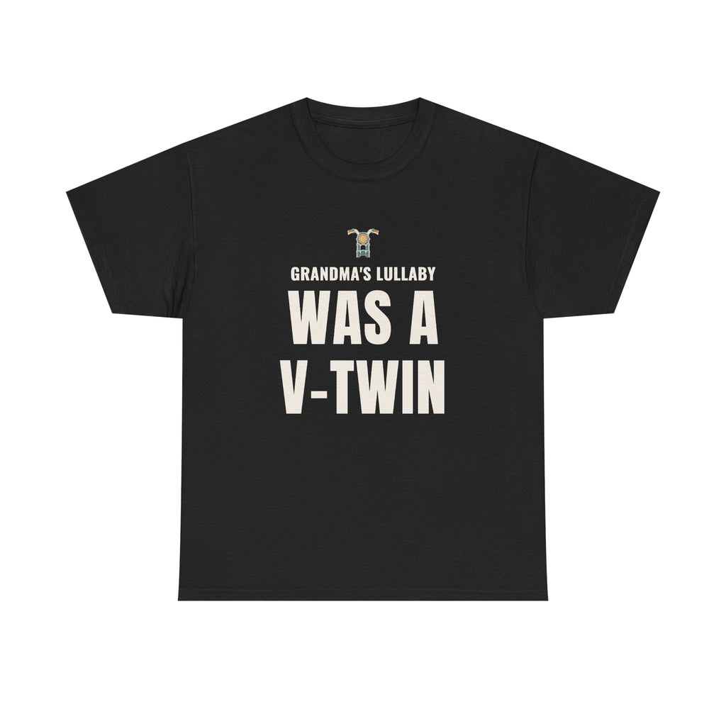 Grandma's Lullaby Was a V‑Twin T‑Shirt, Vintage Motorcycle Grandma Tee
