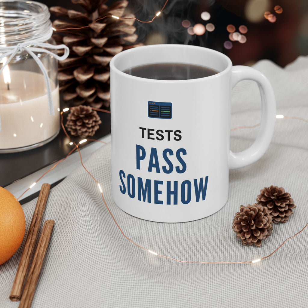 Software Developer Mug for Programmers Reviewing AI-Generated Pull Requests