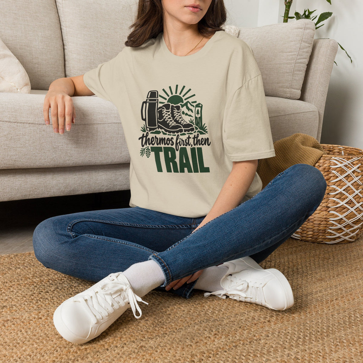 Hiker Trail Shirt: Hiking Tee for Sunrise Day Hikers