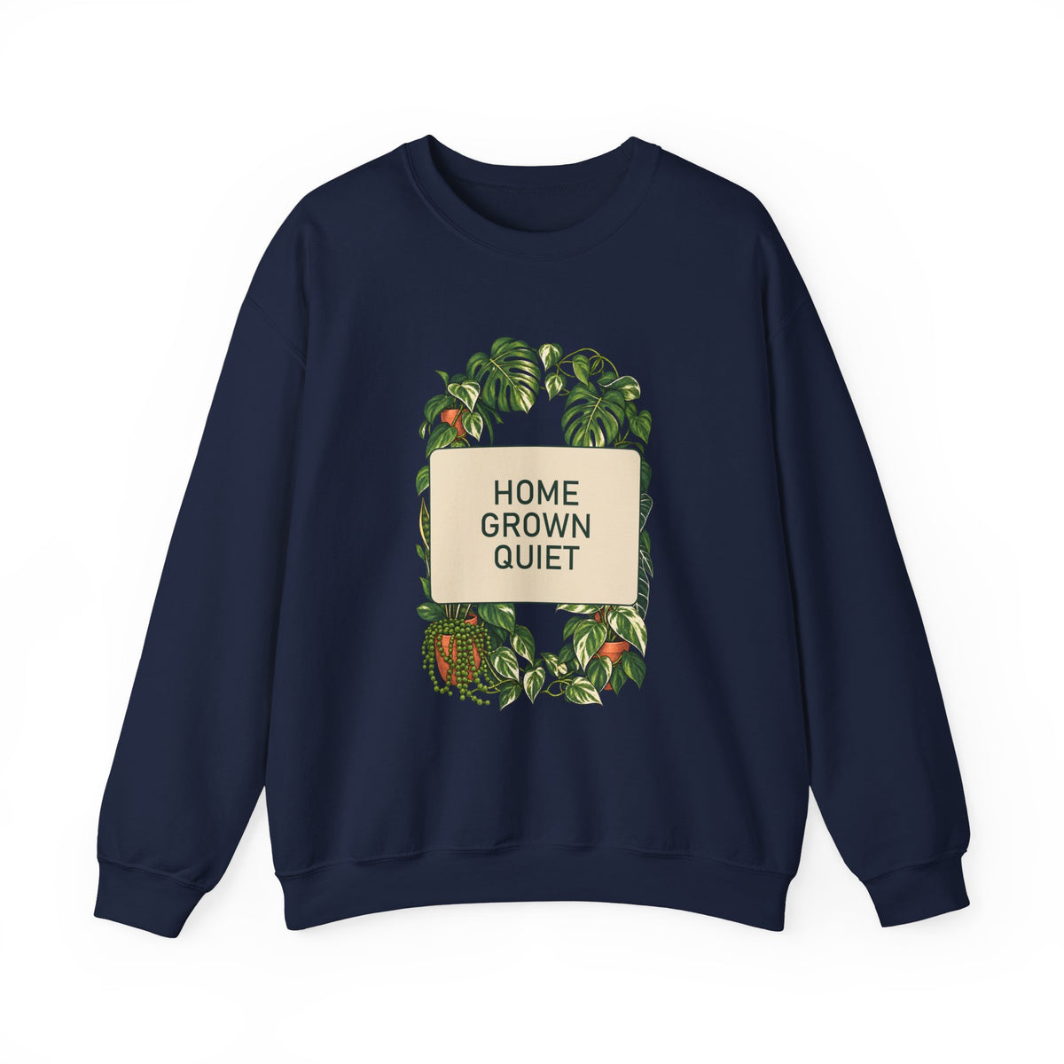 Home Grown Quiet Botanical Crewneck