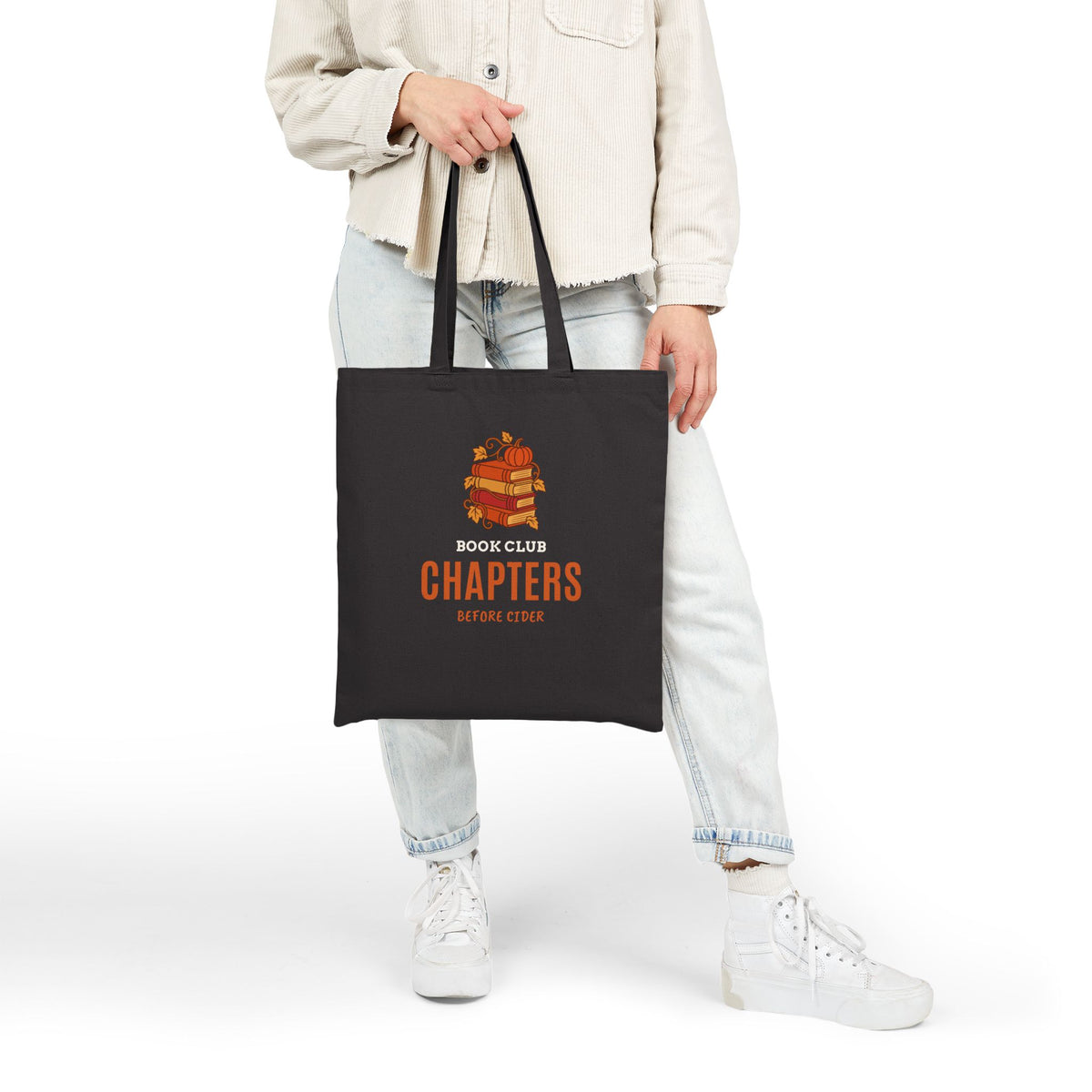 Book Club Tote Bag for Pumpkin-Patch Book Club Friends