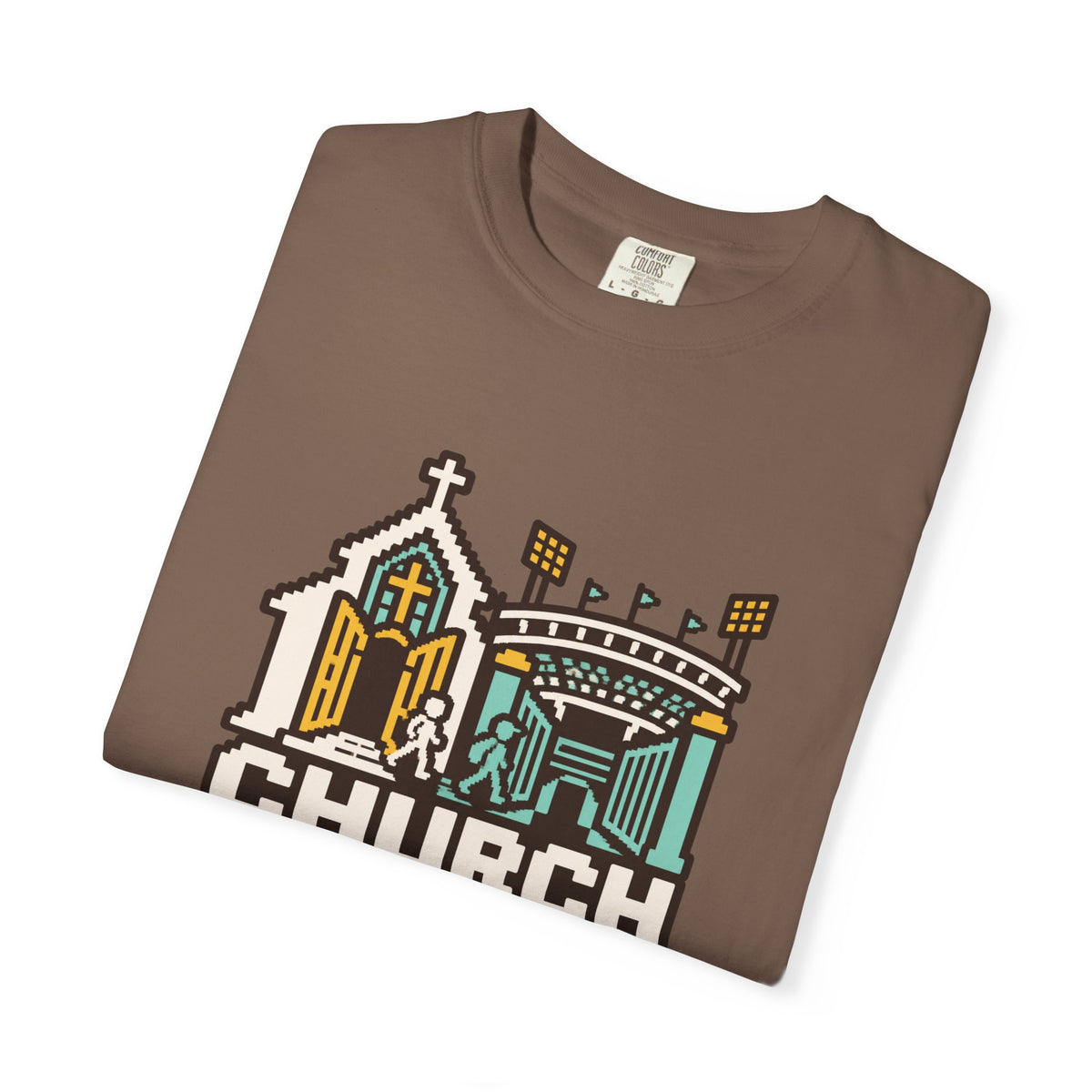 Christian Football Tee for Team-Neutral Christian Fans