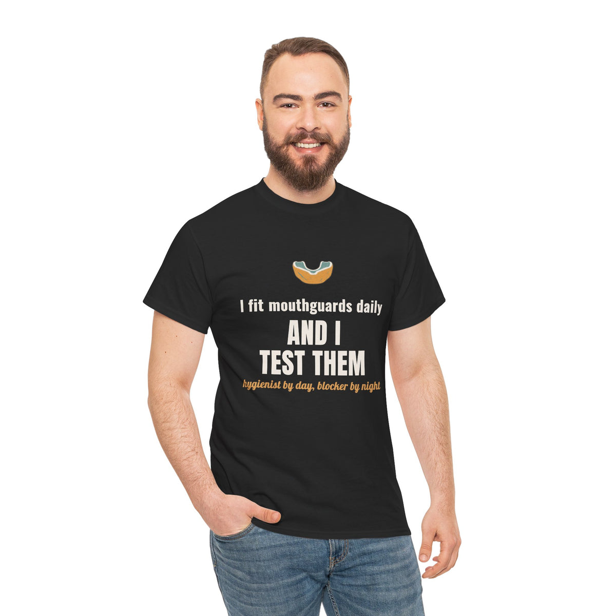 Roller Derby Dental Hygienist Shirt, "AND I TEST THEM" Tee