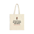 Rural Mail Carrier Tote Bag, "We Both Work This Route" Kestrel Gift