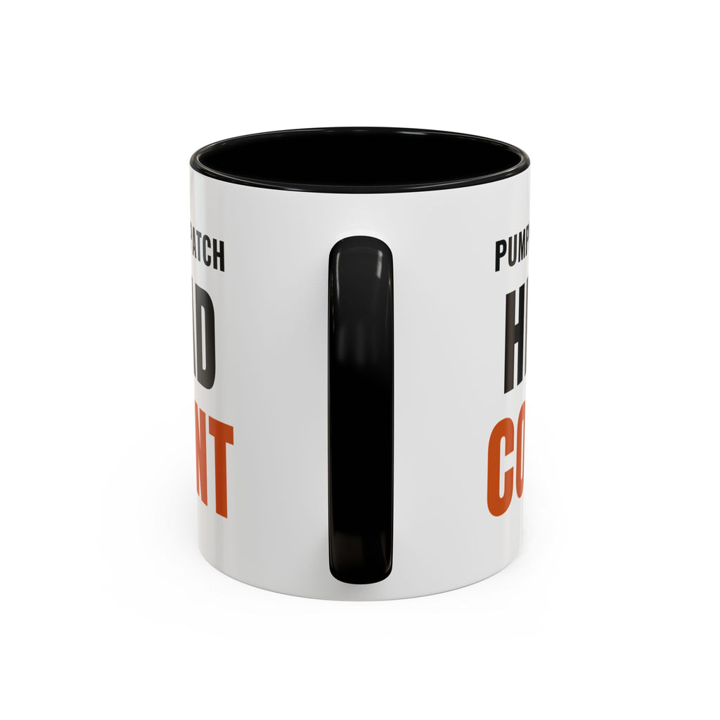 Pumpkin Patch Head Count Coffee Mug | color:Black