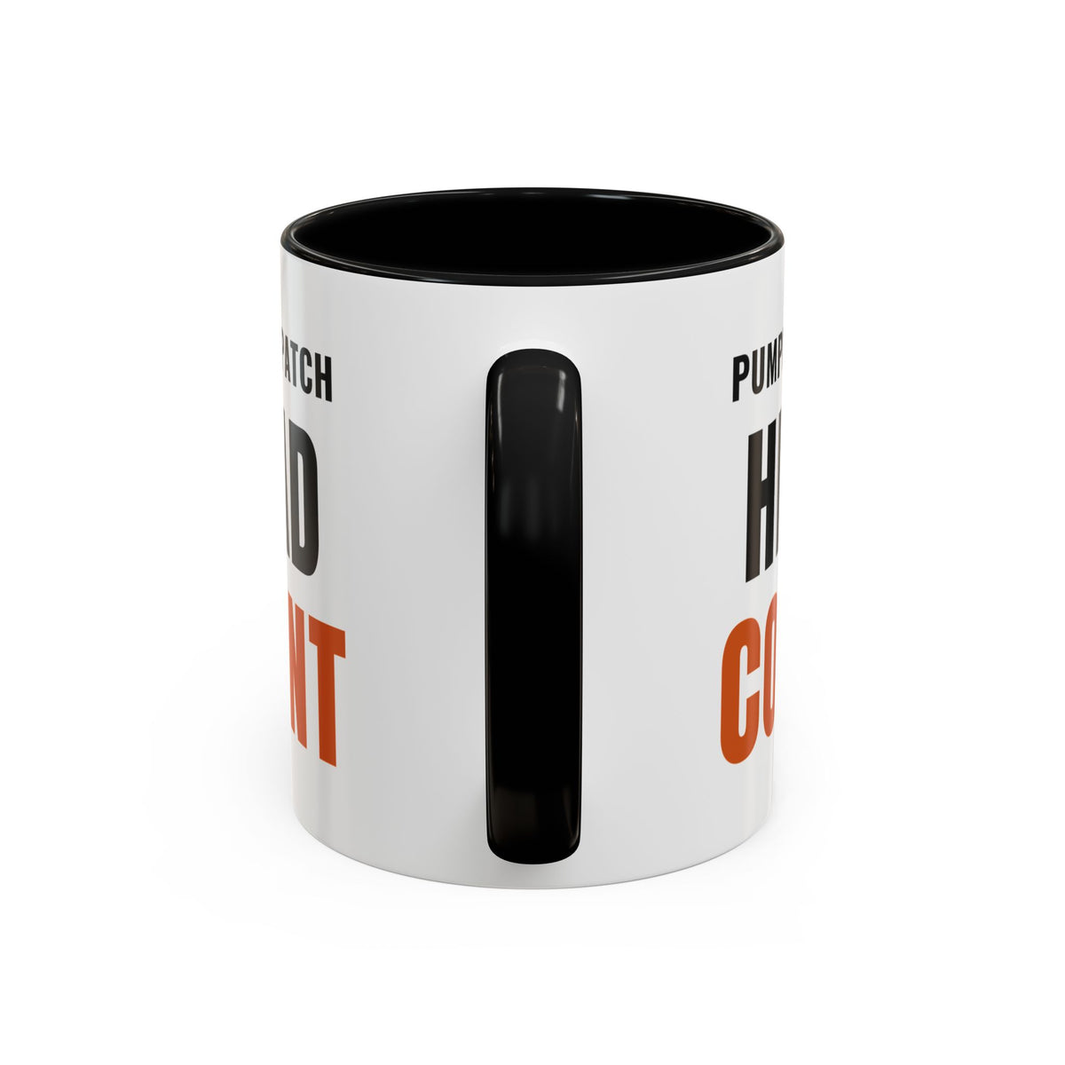 Pumpkin Patch Head Count Coffee Mug | color:Black