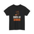 Halloween Cat "Ends at Dinner" Tee