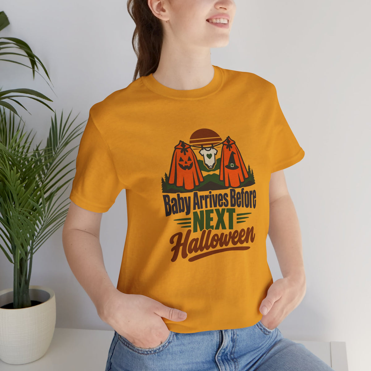 Halloween Pregnancy Announcement Shirt for Expectant Parents