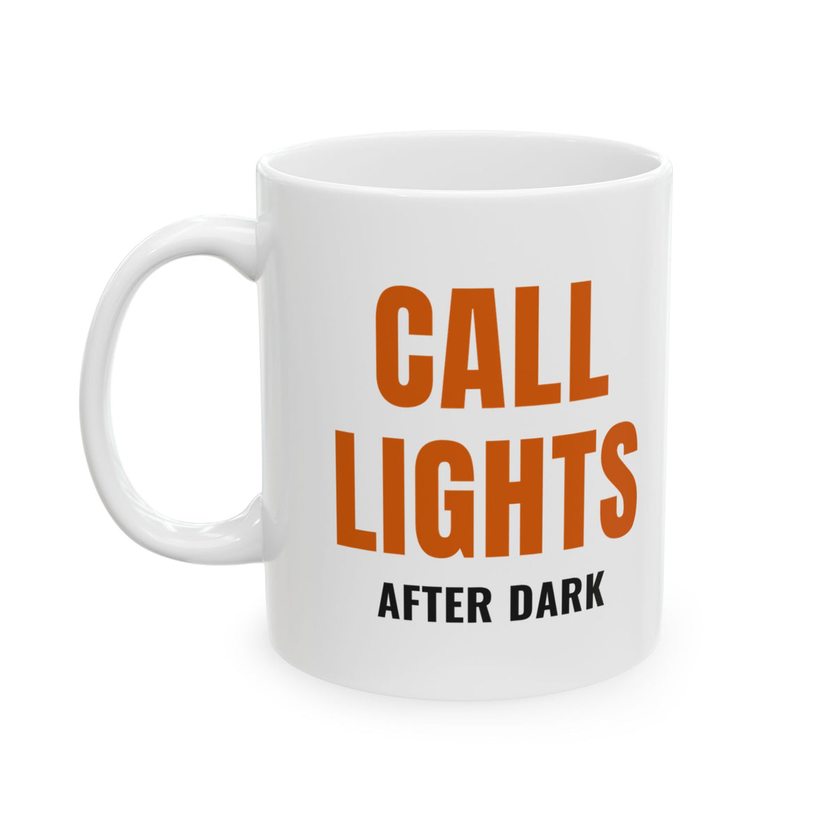 Night Shift Nurse Mug “Call Lights After Dark” for Night-Shift Nurses