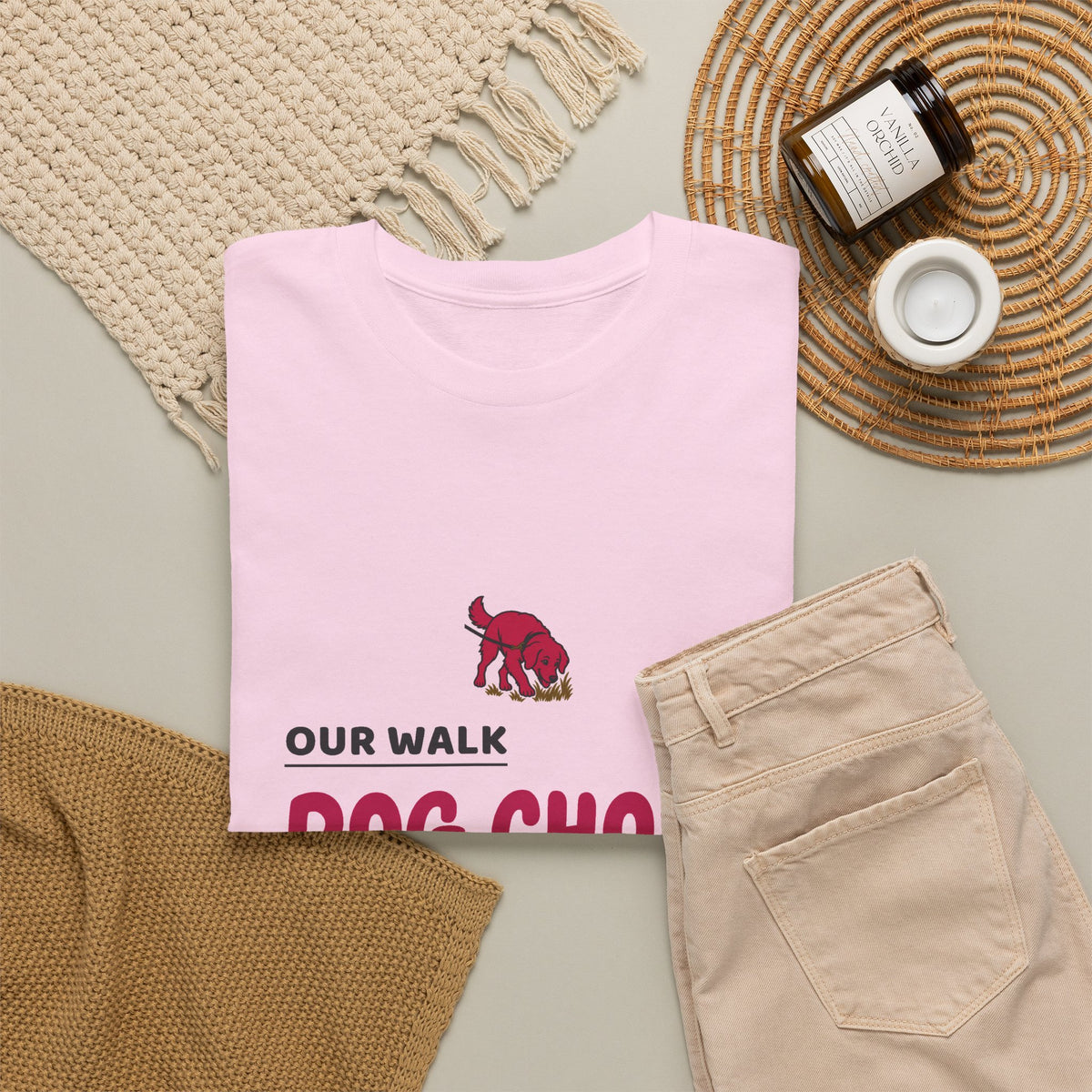 Dog Walk Shirt for Weekend Photo-Walk Dog Owners "Our Walk Dog Chose Bushes"