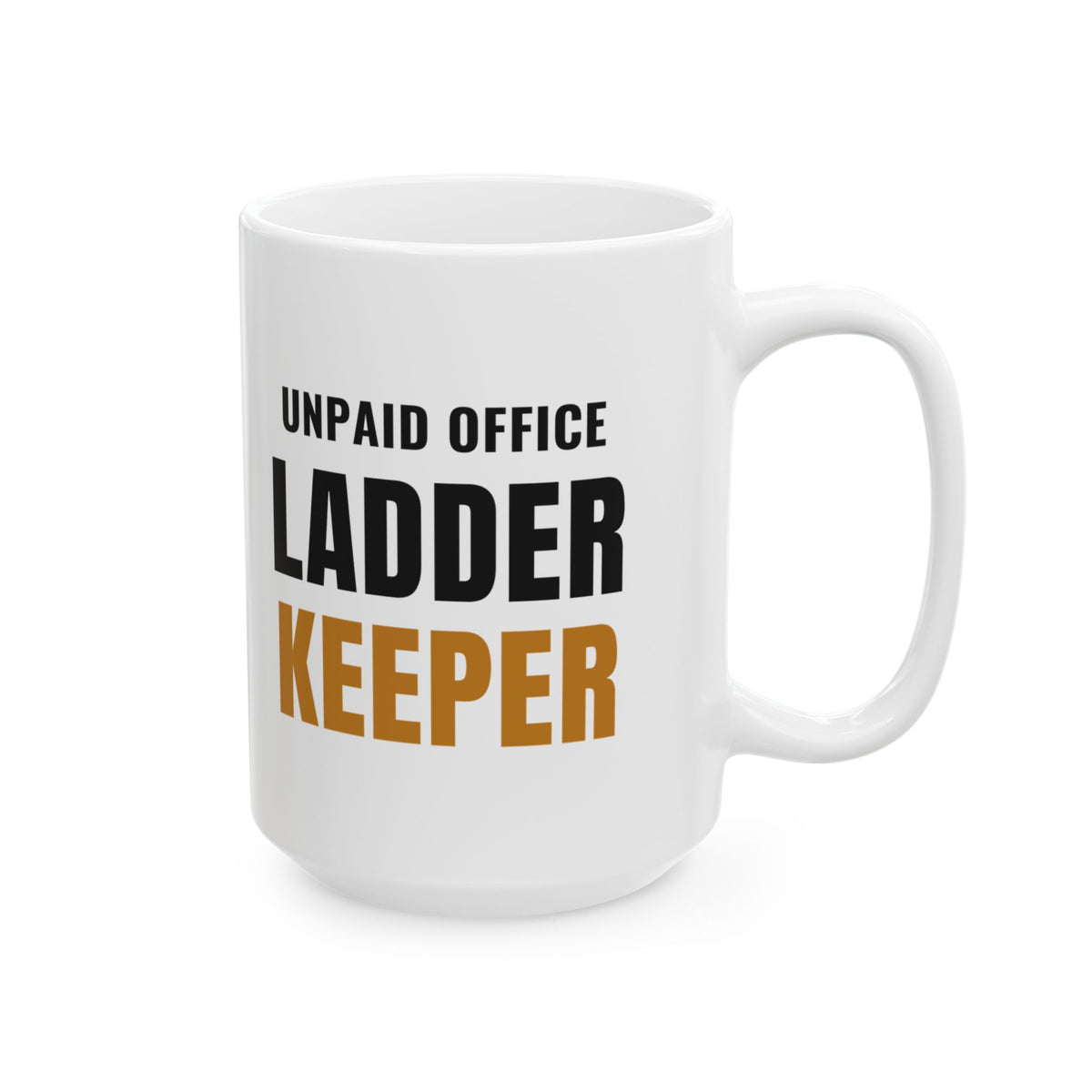 Pickleball Ladder Keeper Mug, "Unpaid Office" Gift for Club Organizers