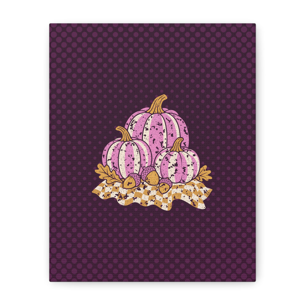 Pumpkin Harvest Matte Canvas Wall Art