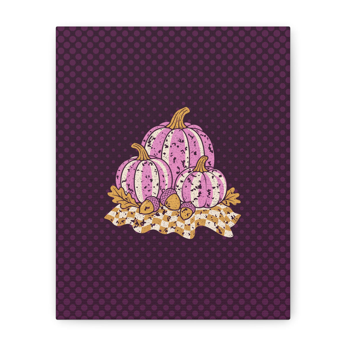 Pumpkin Harvest Matte Canvas Wall Art
