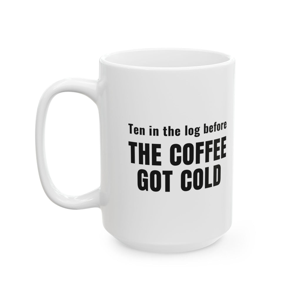 POTA Activation Coffee Mug for Ham Radio Operators, "The Coffee Got Cold"