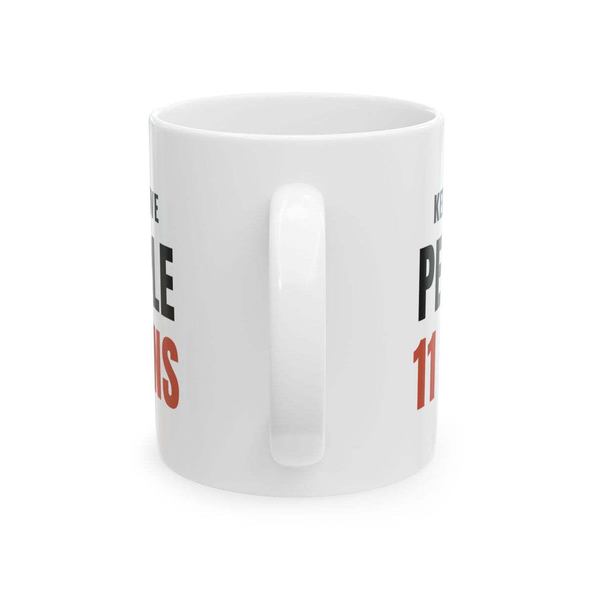 911 Dispatcher Chicken Mug, "Kept Alive People 11 Hens" Coffee Mug