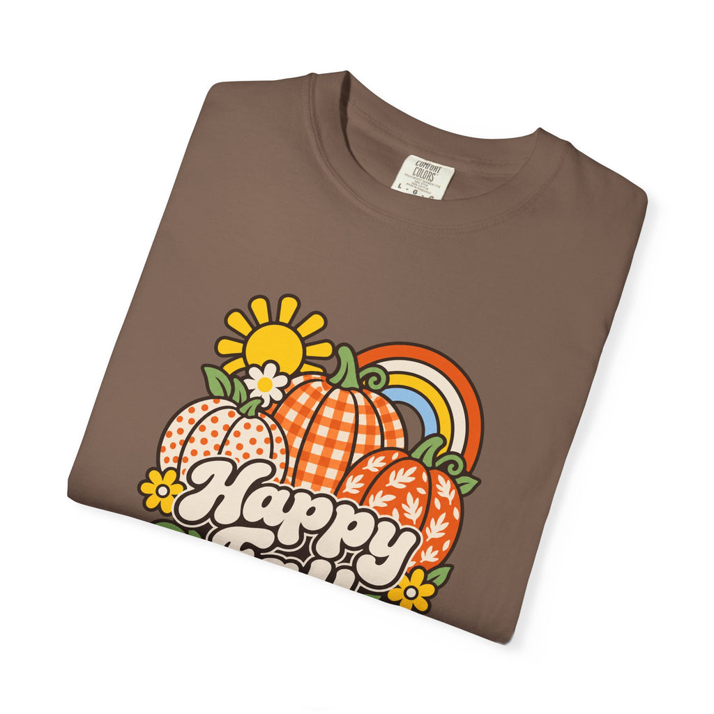 Happy Fall Yall Shirt for Fall Lovers, Patterned Pumpkins