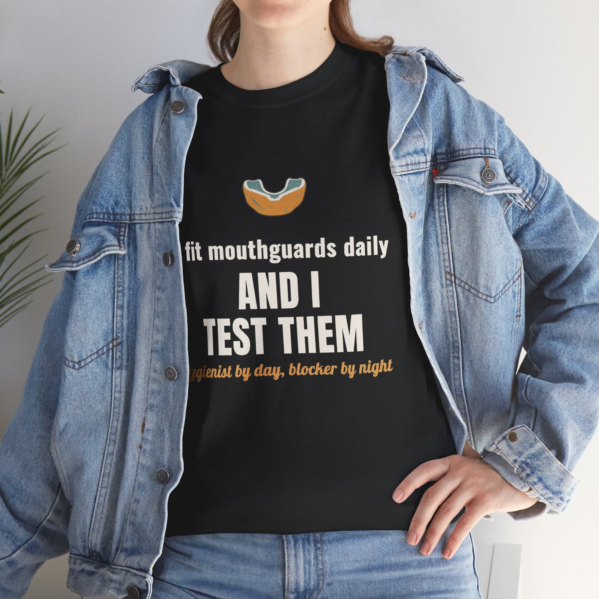 Roller Derby Dental Hygienist Shirt, "AND I TEST THEM" Tee