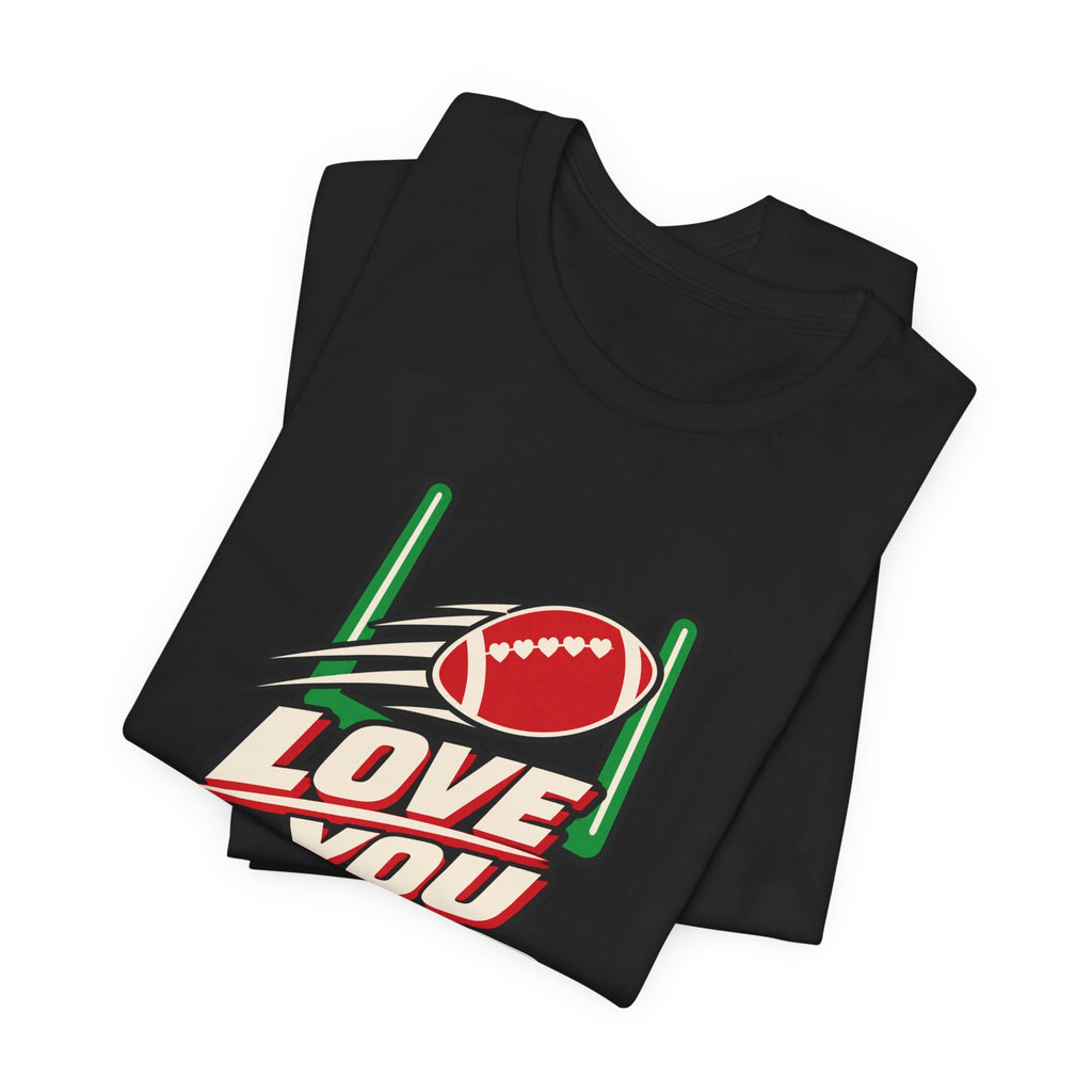 Football Dad Christmas Shirt for Football-Loving Dads, “Love You Dad”
