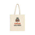 Pumpkin Carving Tote Bag for Parents, "More Pumpkins Less Porch"