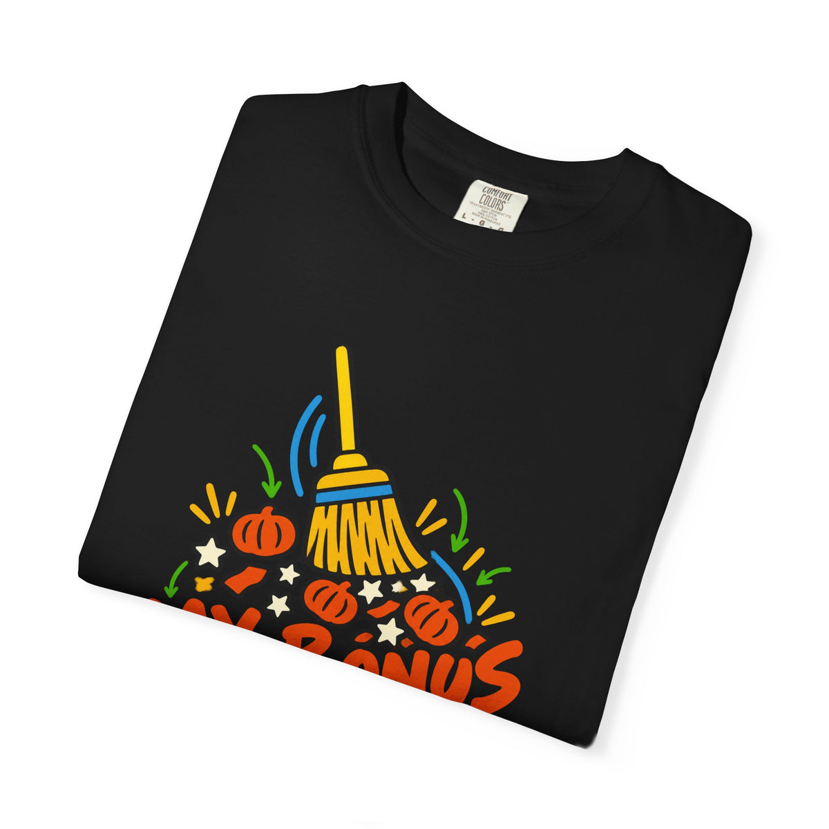 Teacher Halloween Shirt for Elementary Teachers Cleaning Up Classroom Parties
