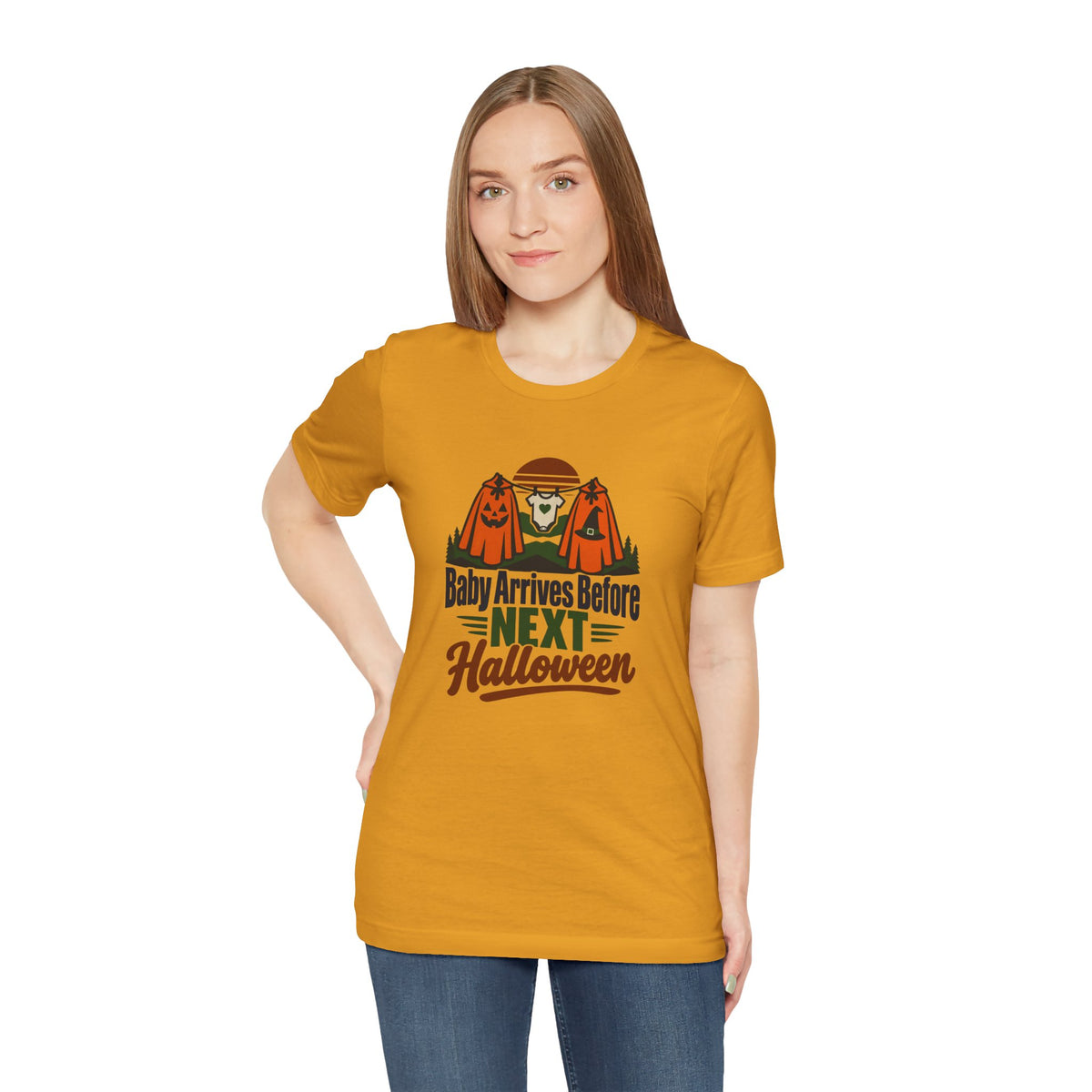 Halloween Pregnancy Announcement Shirt for Expectant Parents