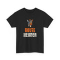 Blue Heeler Halloween Shirt, “Route Herder” Tee for Blue Heeler Dads