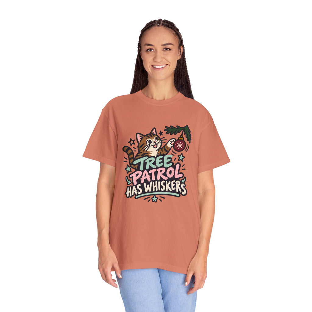 Cat Christmas Shirt Tee for Cat Owners Decorating With Cats