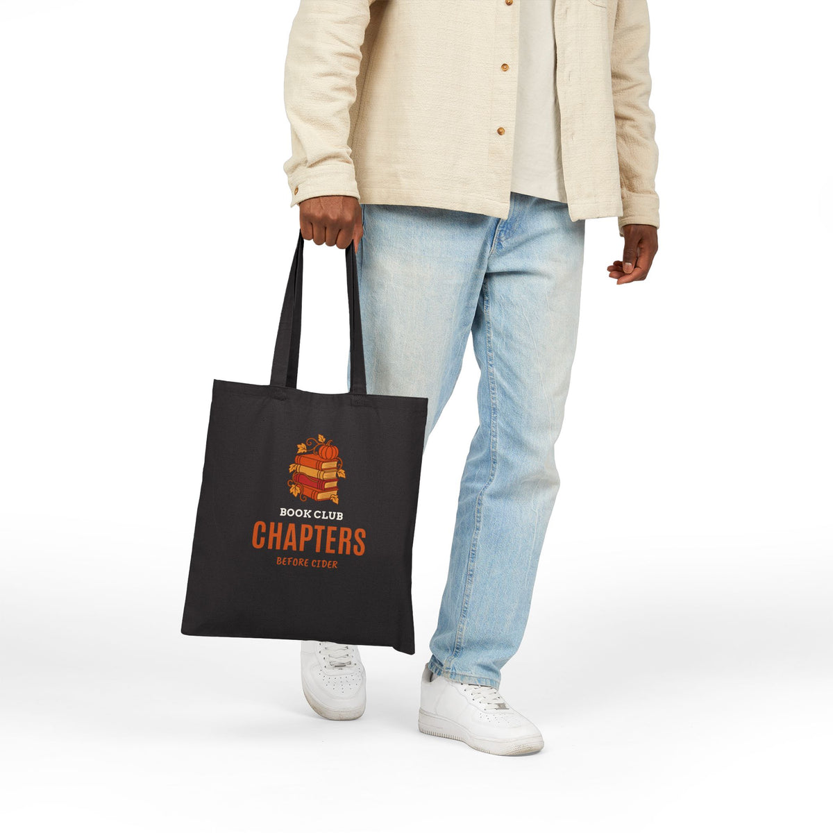 Book Club Tote Bag for Pumpkin-Patch Book Club Friends