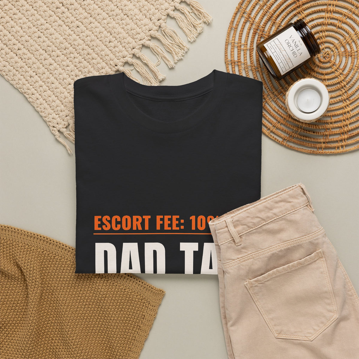 Halloween Dad Tax Shirt for Trick-or-Treat Dads, "Dad Tax" Tee