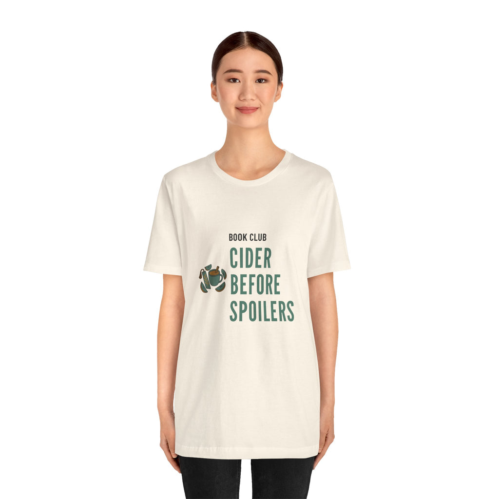 Cider Book Club Shirt for Adult Orchard-Going Reading Friends