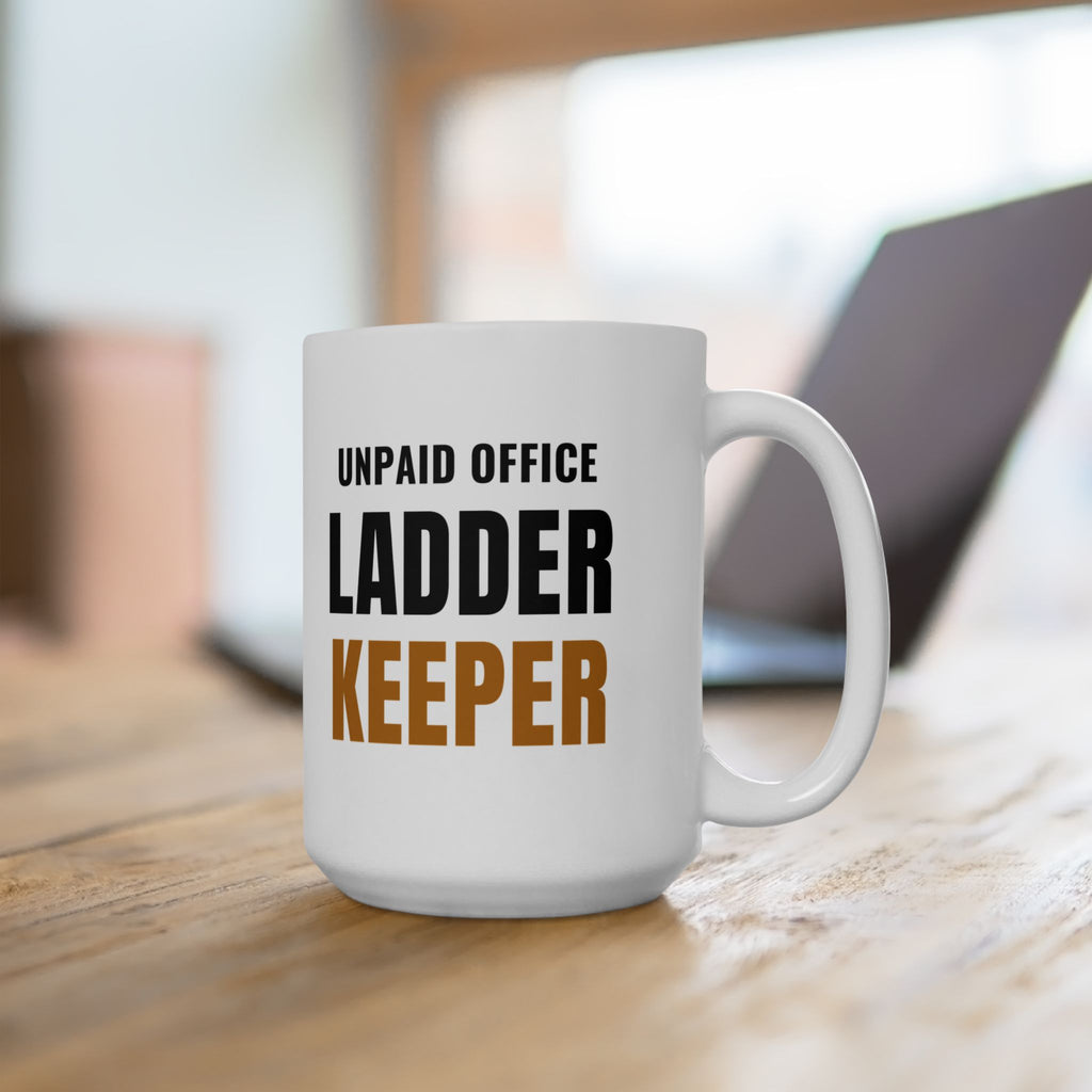 Pickleball Ladder Keeper Mug, "Unpaid Office" Gift for Club Organizers