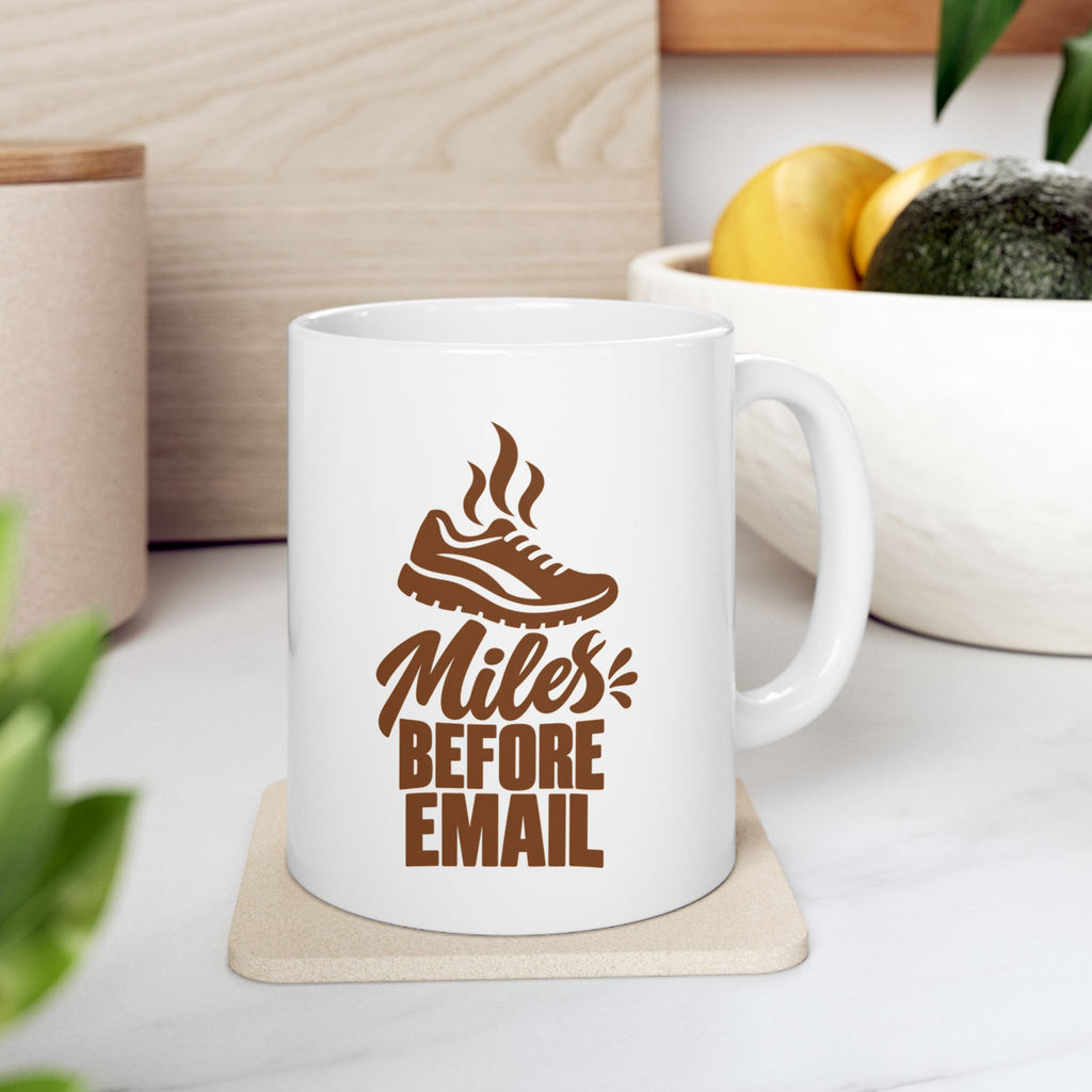 Morning Runner Mug for Adults With Before-Work Running Habits