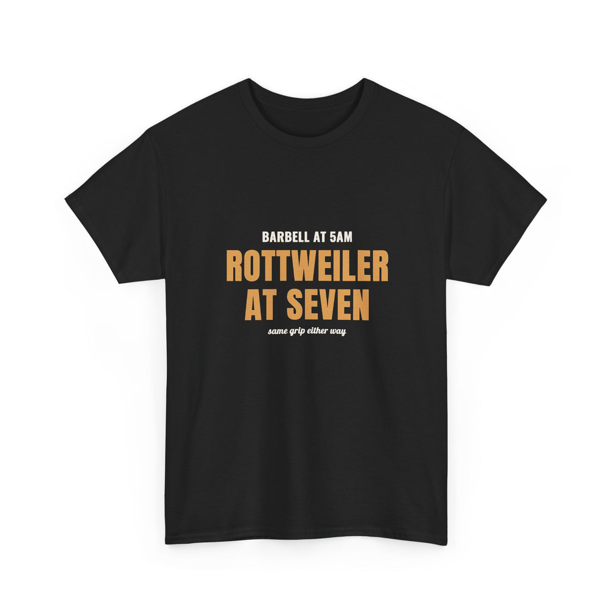 Vet Tech CrossFit Shirt, "Rottweiler at Seven" Tee for Dog Lovers