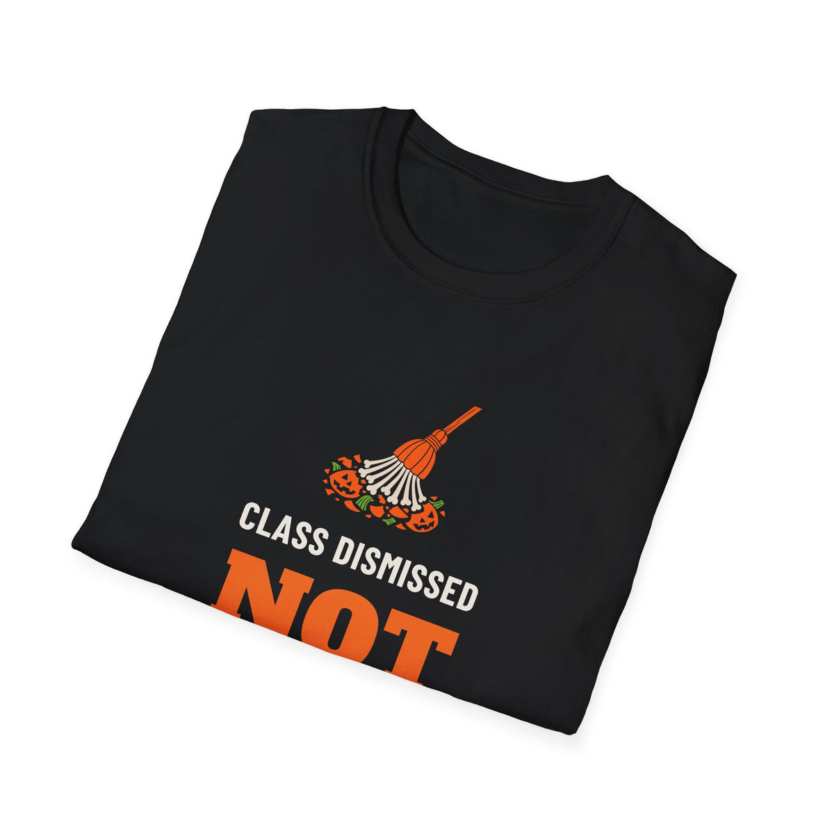 Teacher Halloween Shirt for Teachers Cleaning Up Classroom Halloween Parties