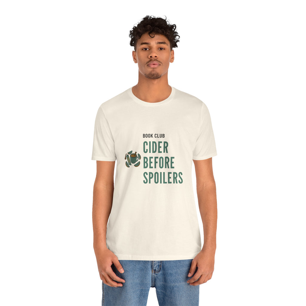 Cider Book Club Shirt for Adult Orchard-Going Reading Friends