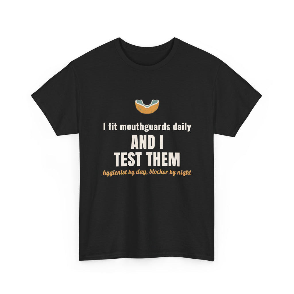 Roller Derby Dental Hygienist Shirt, "AND I TEST THEM" Tee