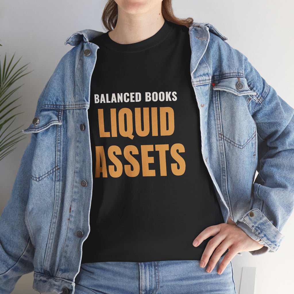 Homebrewing Accountant T-Shirt, "Liquid Assets" Funny Tee for CPAs