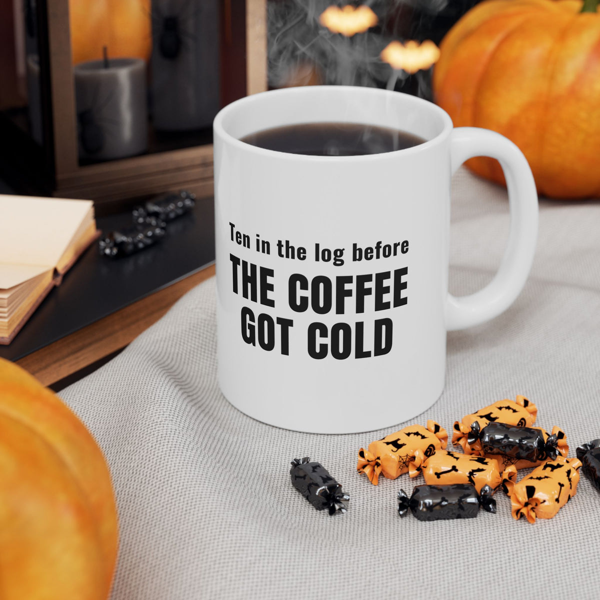 POTA Activation Coffee Mug for Ham Radio Operators, "The Coffee Got Cold"